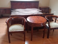 Vand mobila dormitor vintage Art Deco reconditionata